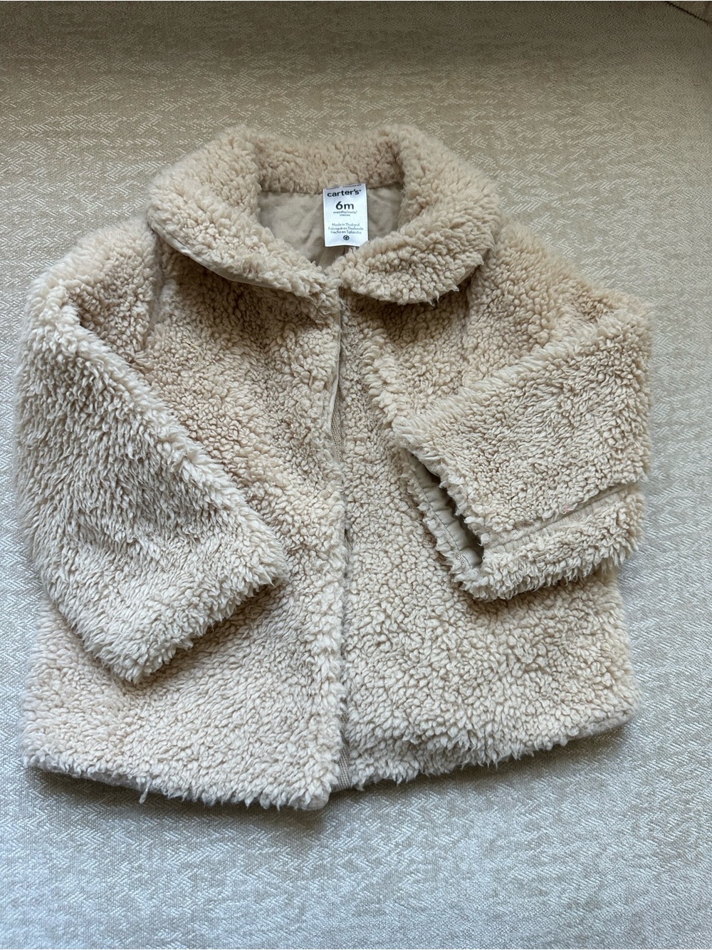 Carter's Cream Sherpa Baby Puffer Jacket